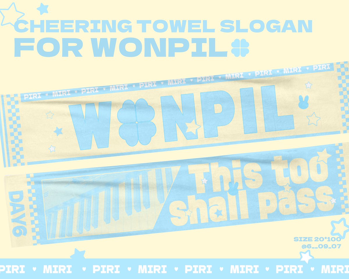 𝗗𝗔𝗬𝟲 𝟭𝟬𝘁𝗵 𝗔𝗻𝗻𝗶𝘃𝗲𝗿𝘀𝗮𝗿𝘆 𝗧𝗼𝘂𝗿 <𝗧𝗵𝗲 𝗗𝗘𝗖𝗔𝗗𝗘> 

데이식스 고양 스타디움 양일 매진을 축하하며
#원필 슬로건 타월을 RT 추첨 2분께 보내드립니다♡ 

💛 국내 주소지 한정
🩵 8/22일 당첨 후 택배 발송