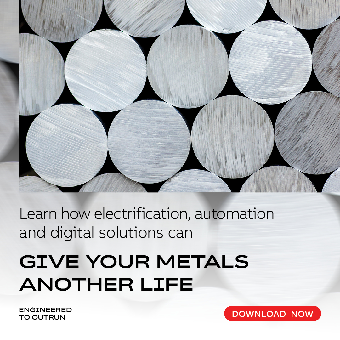 Recycling metals can cut up to 95% of direct CO₂ emissions. With ABB’s digital tools and energy optimization, mills are boosting circularity and performance.📥Learn how in the Future-proofing metals report: bit.ly/4llBlmy