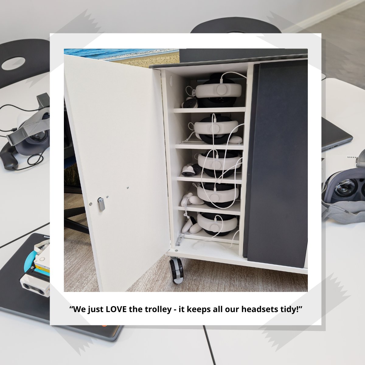 🎧 We 𝗟𝗢𝗩𝗘 a Customer Success Story!

"𝗡𝗼𝘁 𝗼𝗻𝗹𝘆 𝗱𝗼𝗲𝘀 𝗶𝘁 𝗸𝗲𝗲𝗽 𝗮𝗹𝗹 𝗼𝘂𝗿 𝗵𝗲𝗮𝗱𝘀𝗲𝘁𝘀 𝘀𝗲𝗰𝘂𝗿𝗲 𝗮𝗻𝗱 𝗼𝗿𝗴𝗮𝗻𝗶𝘀𝗲𝗱, 𝗯𝘂𝘁 𝗰𝗵𝗮𝗿𝗴𝗶𝗻𝗴 𝘁𝗵𝗲𝗺 𝗮𝗹𝗹 𝗶𝗻 𝗼𝗻𝗲 𝗽𝗹𝗮𝗰𝗲 𝗵𝗮𝘀 𝘀𝗮𝘃𝗲𝗱 𝘂𝘀 𝘀𝗼 𝗺𝘂𝗰𝗵 𝘁𝗶𝗺𝗲."

#VR #VRCharging