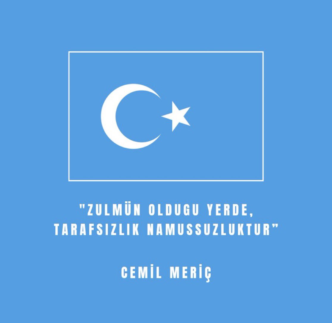 Doğu Türkistan'da Zulüm Var...

"Zulmün oldugu yerde, tarafsızlık namussuzluktur” 

[ Cemil Meriç ]