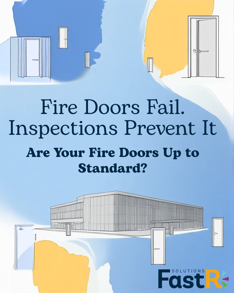 FastRSolutions's tweet image. Fire door issues are one of the most common reasons commercial properties fail fire safety checks.
We spot the faults — so you stay compliant and protected.
📅 Book your fire door inspection today on 0800 2461802
#FireDoors #FireSafety #Compliance #PropertyManagement