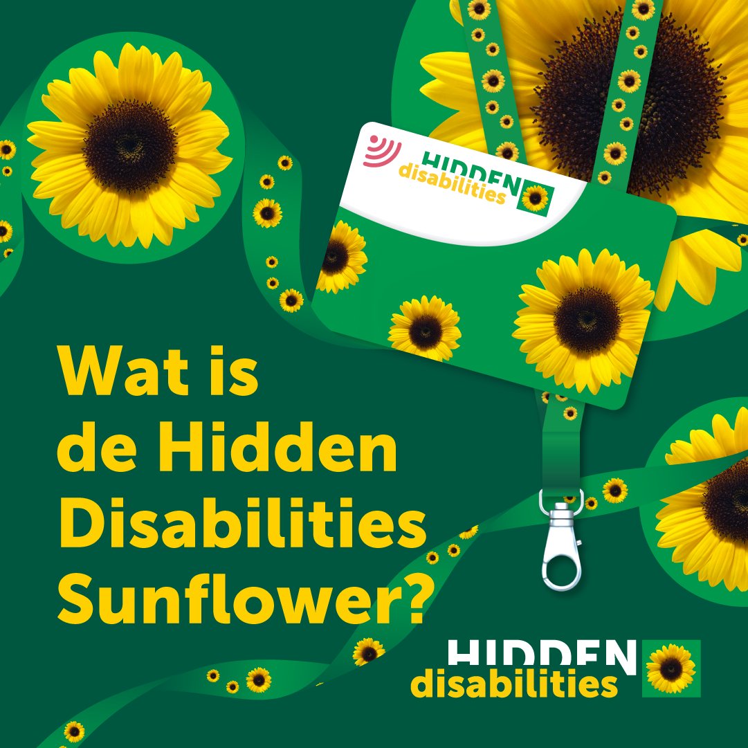HiddenNederland's tweet photo. De Sunflower is een eenvoudige manier voor mensen met een niet-zichtbare beperking om discreet te laten weten dat ze misschien wat extra tijd, begrip of ondersteuning nodig hebben in de openbare ruimte.

#VerborgenBeperkingen #SunflowerLanyard https://t.co/ZcSNOuyhen