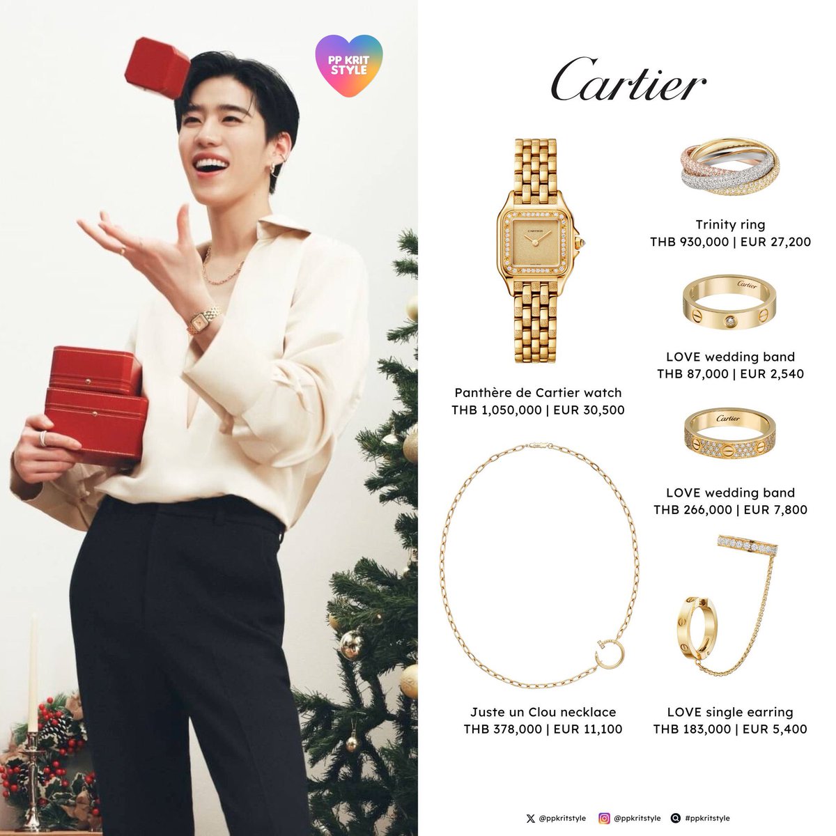 มารอคนเก่งแล้วค่ะ

PP KRIT CARTIER AT PARAGON
#CartierxPPKrit