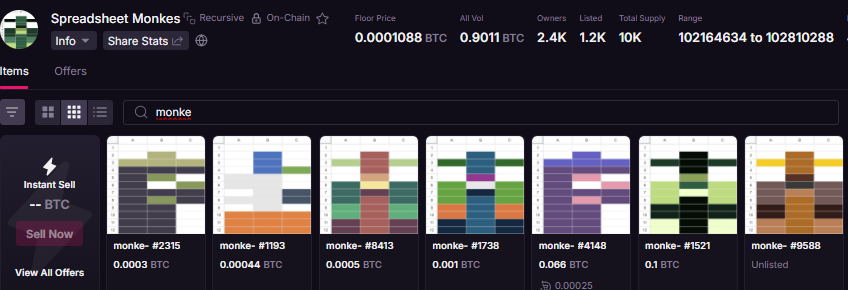 Bitcoinfreetalk's tweet image. @xlmonkes 
Let’s talk about the curious case of "monke-" today!

In this collection, you might occasionally spot NFTs named "monke-" listed on MagicEden.
 But wait! wasn’t the project called "Spreadsheet Monkes"?
So what exactly is the difference between these monke- and the…