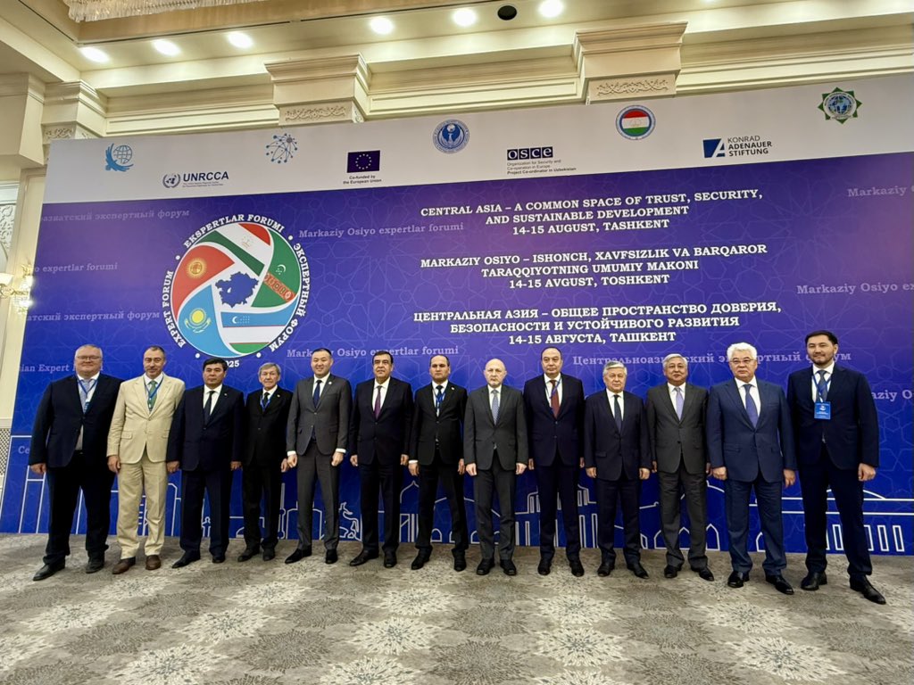 OSCE_PCUZ's tweet photo. 📍 The 8th Central Asian Expert Forum opened today in Tashkent under the theme: "Central Asia – a Common Space of Trust, Security and Sustainable Development."
🎙 @akarttun highlighted the importance of #CAEF as a platform for expert dialogue and stronger regional cooperation https://t.co/LVc7SJBtmQ