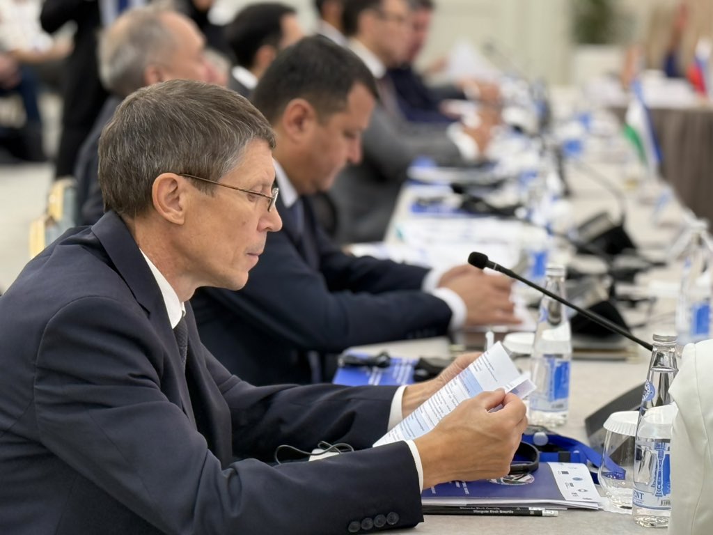 OSCE_PCUZ's tweet photo. 📍 The 8th Central Asian Expert Forum opened today in Tashkent under the theme: "Central Asia – a Common Space of Trust, Security and Sustainable Development."
🎙 @akarttun highlighted the importance of #CAEF as a platform for expert dialogue and stronger regional cooperation https://t.co/LVc7SJBtmQ