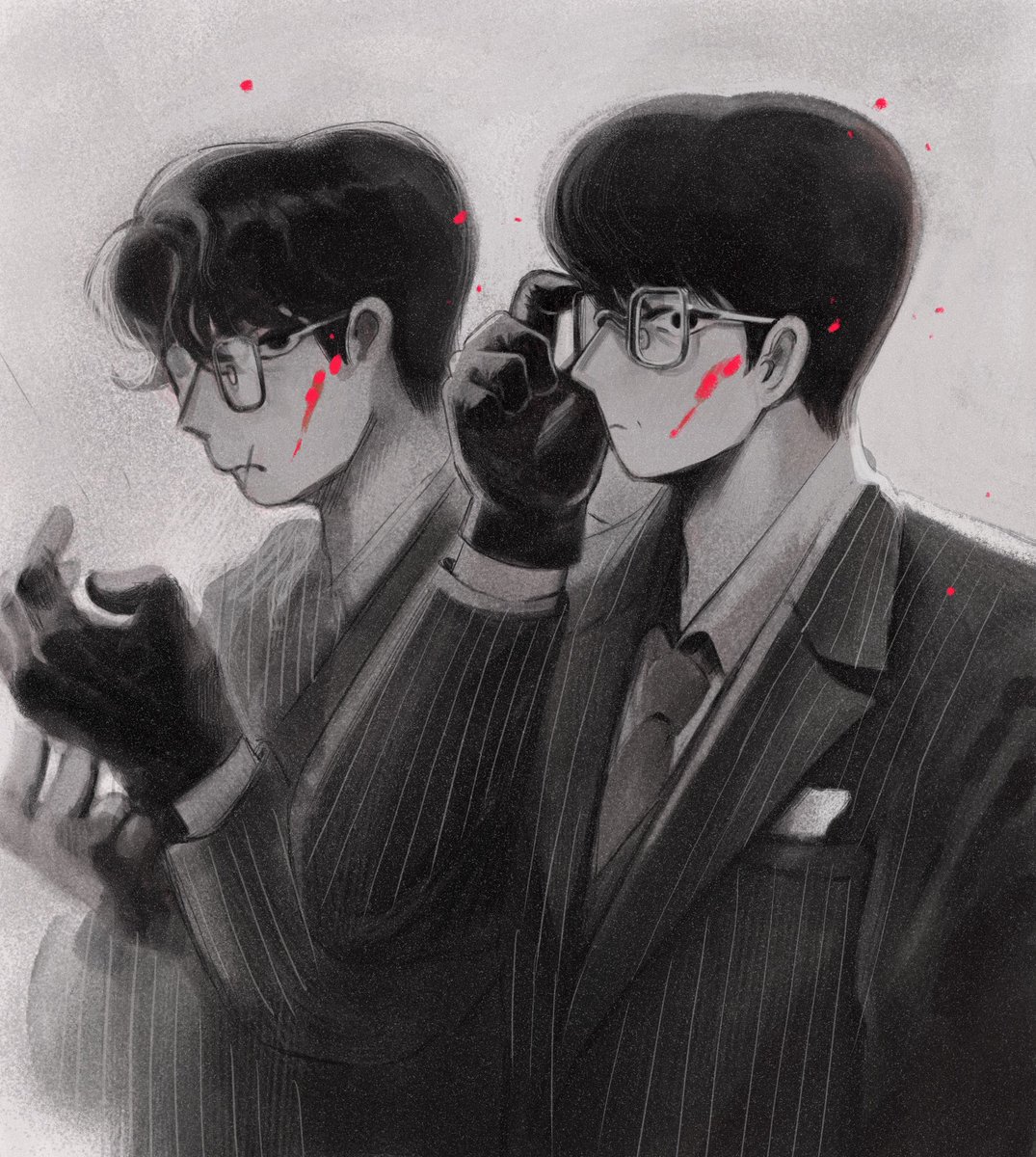 어제 그레이하우스 캐스팅 뜨고 첼릭들이란 트윗 보고 그린 주범첼릭