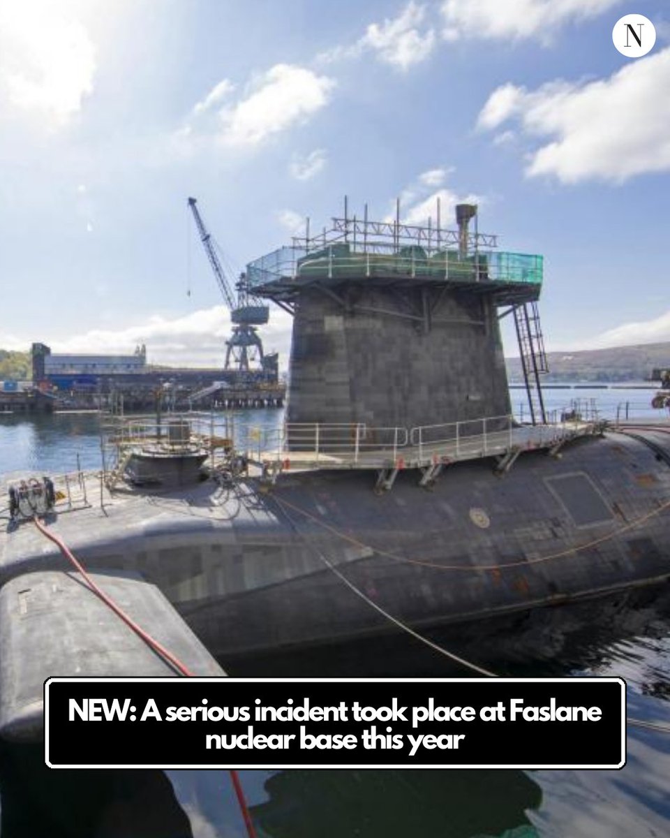 NEW: A serious nuclear incident has taken place at Faslane.

Deemed 'Category A' by the MoD - the most serious category - it has led to calls for an investigation and fears over the public health impact 👇