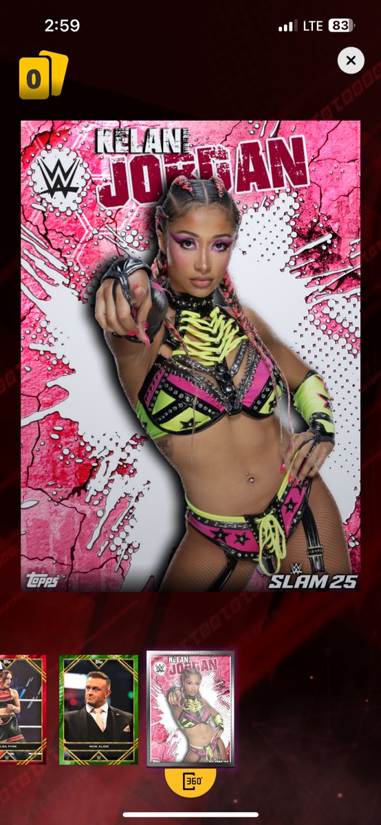 ChrisLeeHawley's tweet image. @kelani_wwe just pulled an awesome card #ToppsSlam