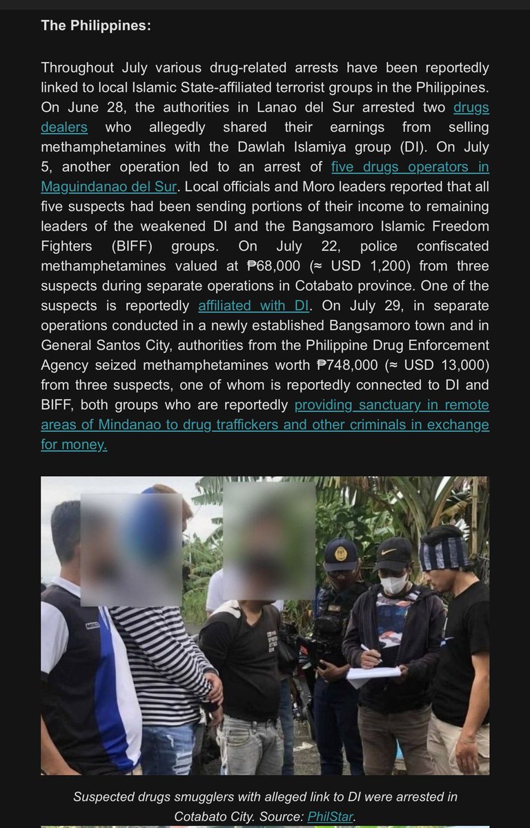 nikiesse's tweet photo. July 2025 @UNODC_SEAP CT news bulletin was just published. 
Read about:
- 36th UN SC monitoring team report
- ASEAN Our Eyes Network meeting
- Drug arrests in Philippines linked to terrorism
- Spoilers for Thailand’s Deep South peace process
And much more!
https://t.co/ZwAKPt2pPY https://t.co/OlrPAqZSKU