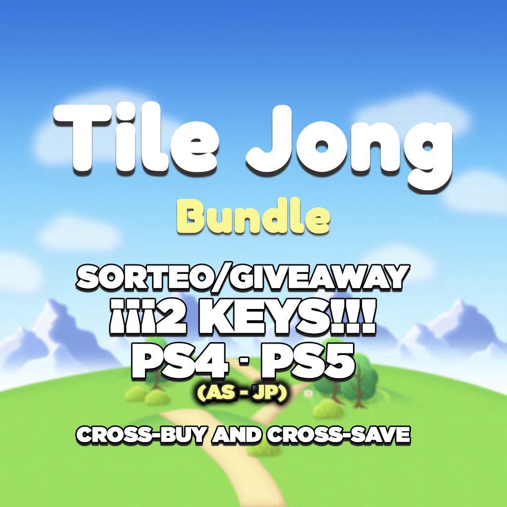 ๐WaddysWDS๐ (@waddyswds) on Twitter photo ๐#GIVEAWAY | #SORTEO๐
2 KEYs: Tile Jong - Bundle
PS4 + PS5 - 1 AS & 1 JP
๐Repost
๐คTag a friend
๐คComment a ๐ in the YT comments & Like: youtu.be/fU5K7ya4MZs
โฉFollow me & <a href="/Webnetic2/">Webnetic</a>
Good Luck to everyone! ๐
#TileJong #PlayStationTrophy #PS5Share #EasyPlatinum #PS4 #PS5 ๐#GIVEAWAY | #SORTEO๐
2 KEYs: Tile Jong - Bundle
PS4 + PS5 - 1 AS & 1 JP
๐Repost
๐คTag a friend
๐คComment a ๐ in the YT comments & Like: youtu.be/fU5K7ya4MZs
โฉFollow me & <a href="/Webnetic2/">Webnetic</a>
Good Luck to everyone! ๐
#TileJong #PlayStationTrophy #PS5Share #EasyPlatinum #PS4 #PS5