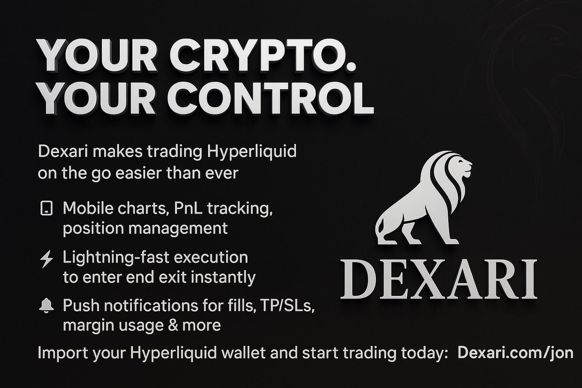 mujaheed_y66862's tweet image. At Dexari, we believe in crypto’s true purpose: decentralization, self-sovereignty, and financial inclusivity. We remove the tradeoff between ownership and ease-of-use — giving you full control without sacrificing simplicity.
#Dexari.
