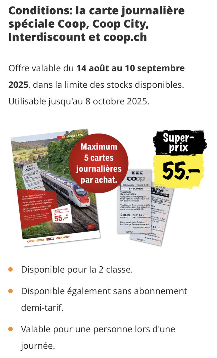 GmurHelen's tweet photo. https://t.co/qKP1gss8B4
#Excellent #offer #train #ships #Postauto @coop_ch
Enjoy beautiful #Switzerland 🇨🇭 https://t.co/ZOHiOXkb7J