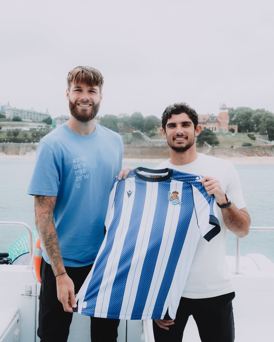 ✅ La #RealSociedad informa que Duje y Guedes reciben hoy el CTI de la Federación y serán inscritos