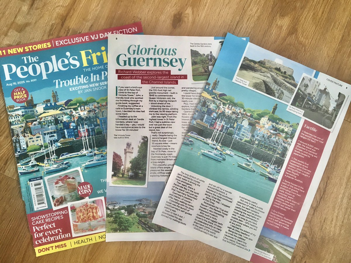 Read about my adventures in delightful Guernsey in this week’s edition of The People’s Friend <a href="/TheFriendMag/">The People's Friend</a> <a href="/VisitGuernsey/">VisitGuernsey</a> <a href="/Handpickedhotel/">Hand Picked Hotels</a> #guernsey