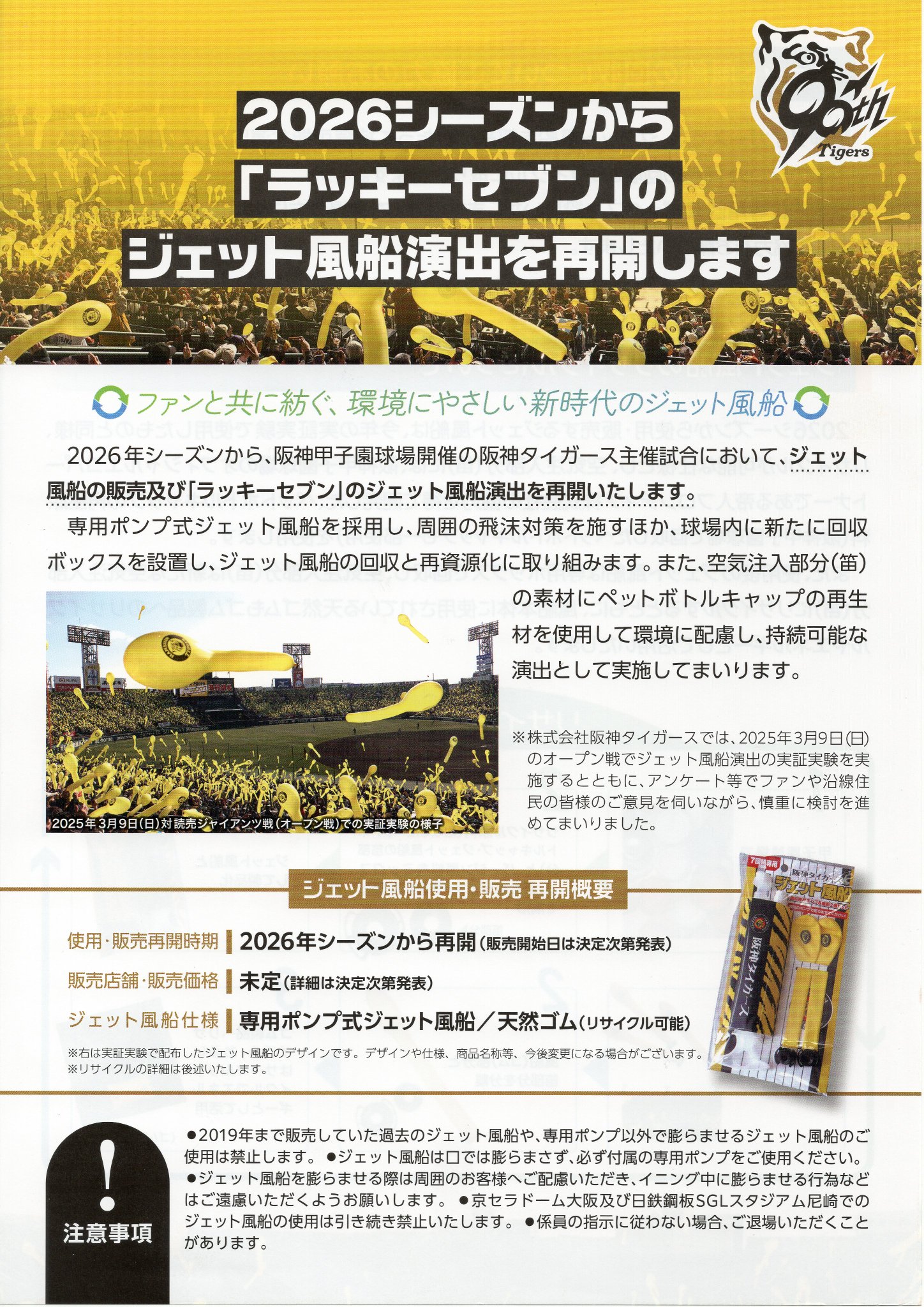 阪神タイガース 2025 ボブルヘッド＆ジェット風船 阪神タイガース 2025 ボブルヘッド＆ジェット風船