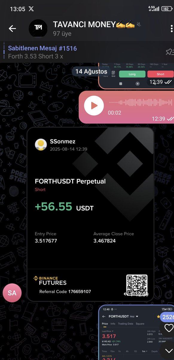 moneyizmm's tweet photo. #forth
Part 2
Toplamda 6 kez esnettik😁🤞
#forthusdt
3.53--3.57 https://t.co/MeEvUAbR5H