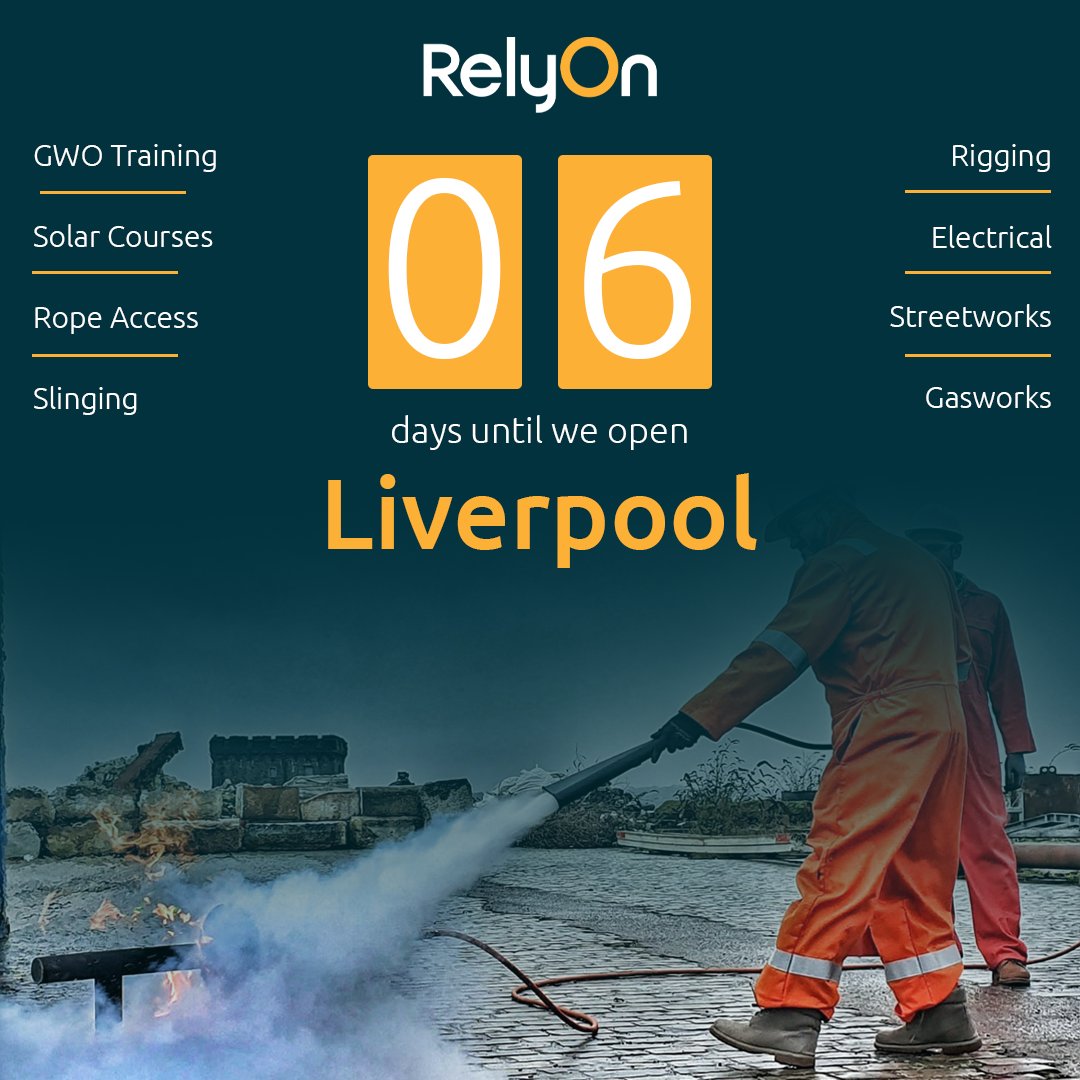 🚨In just 6 days, we opening our new Training Centre in Liverpool!
What’s inside?
⚙ Rope Access &amp; Working at Height Frames
🪝 Lifting &amp; Slinging Yard
🔥 Fire Training Area
🌊 Survival Pool
🛠 Gasworks/Streetworks Zone
⚡ HV/LV Electrical Hub
☀️ Solar Training Equipment
and more.