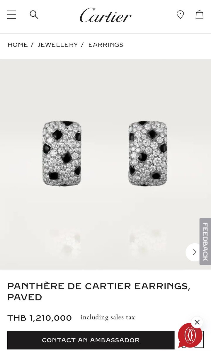 ต่างหู 1.2 ล้าน 🫠🫠💗
สมมงมาดามค่ะ 💗

PP KRIT CARTIER AT PARAGON
#CartierxPPKrit