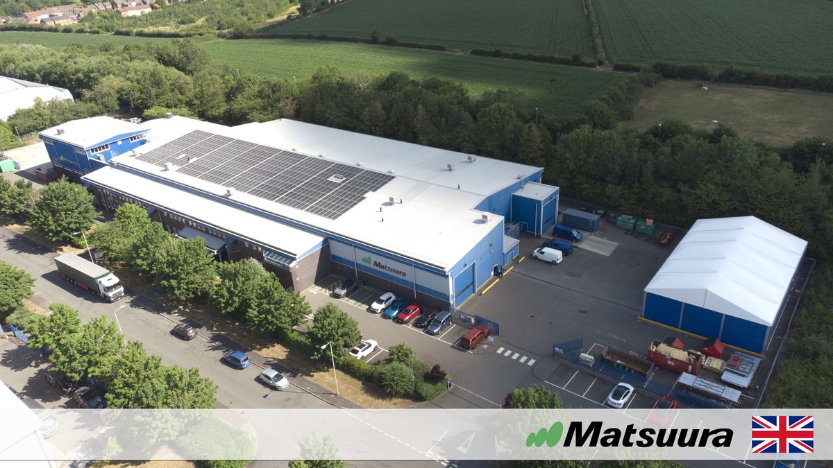 📸 𝗡𝗲𝘄 𝗗𝗿𝗼𝗻𝗲 𝗜𝗺𝗮𝗴𝗲 𝗼𝗳 𝗠𝗮𝘁𝘀𝘂𝘂𝗿𝗮 𝗨𝗞!

Check out this stunning new aerial shot of our UK facility!

#carbonfootprint #energy #solarpower #Matsuura
