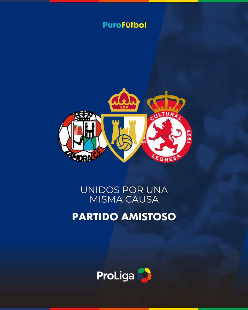 ProLigaFutbol's tweet image. La @SDP_1922 , @CyDLeonesa y @ZCFoficial se unen en un triangular solidario por los incendios que azotan la región.

🤝 Recaudación destinada a damnificados y homenaje a quienes luchan contra el fuego.

📅 Fecha y lugar: próximamente.

#UnidosPorLosMismosValores #ProLiga