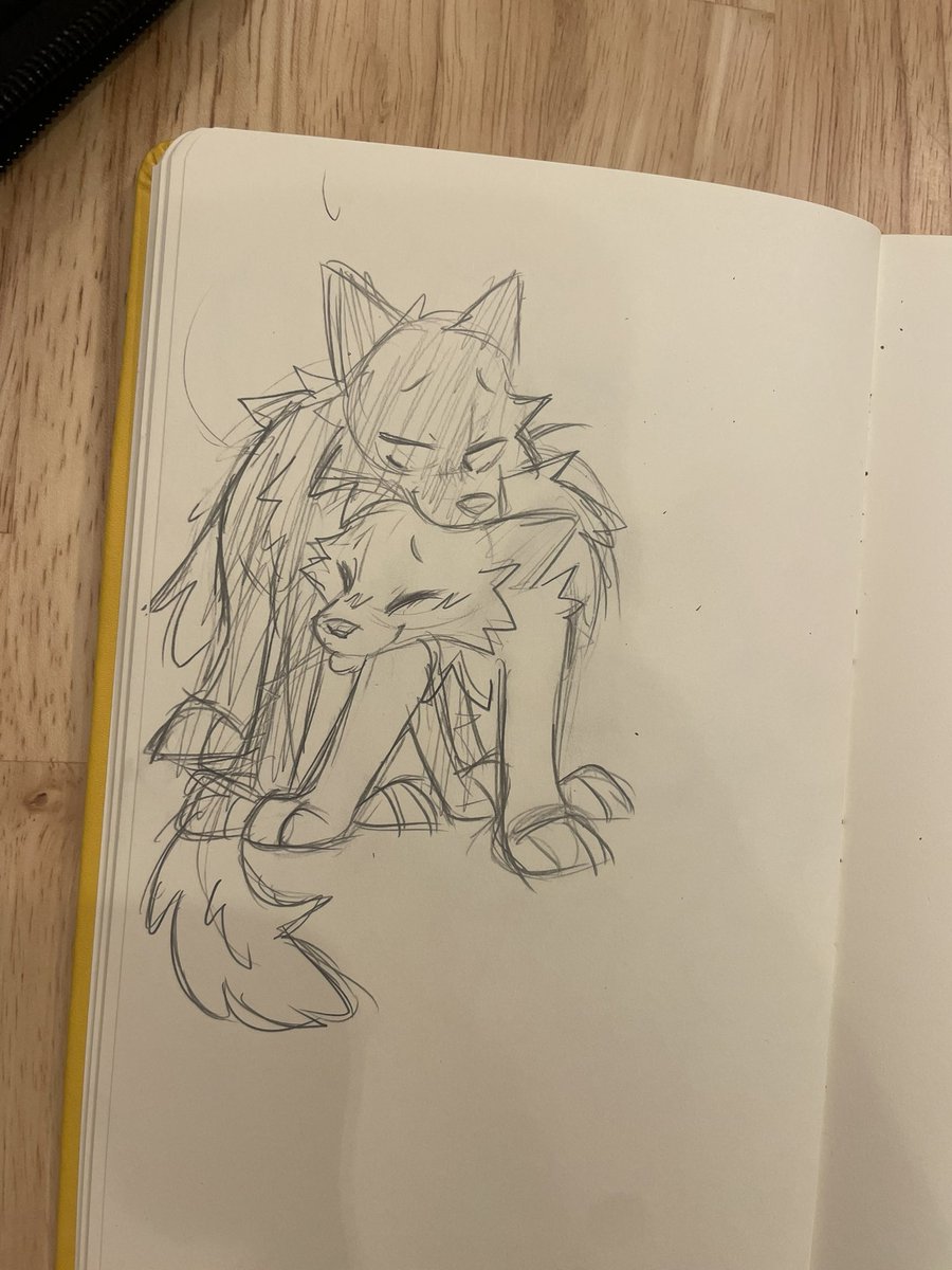 Inside you are two wolves, and they love each other ❤️

Smoll comfort sketch

#Furry