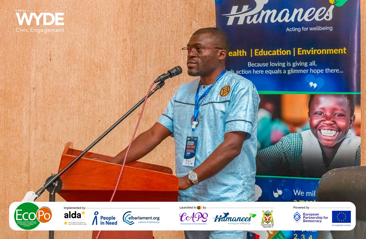 humaneesCMR's tweet photo. 🟣 #EcoPô, le leadership politique des femmes
🎙️« Les femmes veulent être visibles, influentes et actrices du changement dans leur commune. » — Mme Brigitte Nga Zibi, 3ᵉ adjointe au Maire de Yaoundé II, lors d’un talk-show organisé par #CAPScmr & #Humanees le 23 juillet 2025. https://t.co/DB43WXyGxr