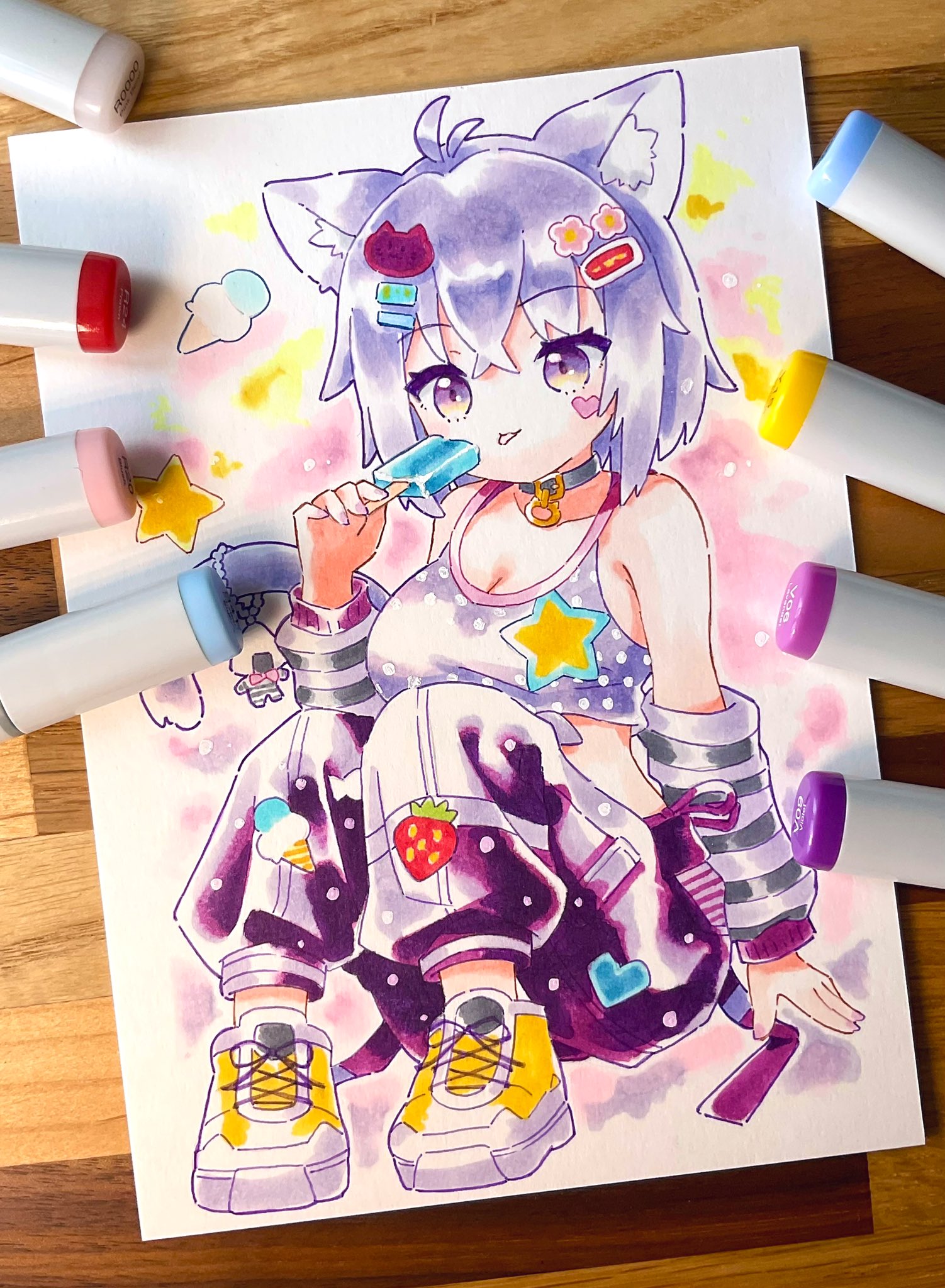 ゆ*り様 オリジナル手描きアナログイラスト 31 ゆ*り様 オリジナル手描きアナログイラスト 31 ゆ*り様