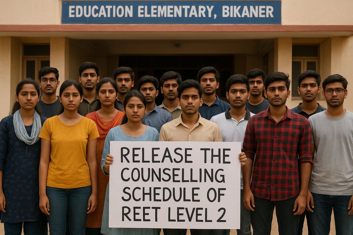 rafikkhan33's tweet photo. जागो सरकार @BhajanlalBjp @madandilawar @rajeduofficial @HANUMANKISAN @saten_08 @SKT_Chaudhary @DrRanjeetMeena @JATbera1 @SpacesEducation @educationnagari 
 #लेवल2_काउंसलिंग_शैडयूल_जारी_करो https://t.co/QI3mq9rgNh