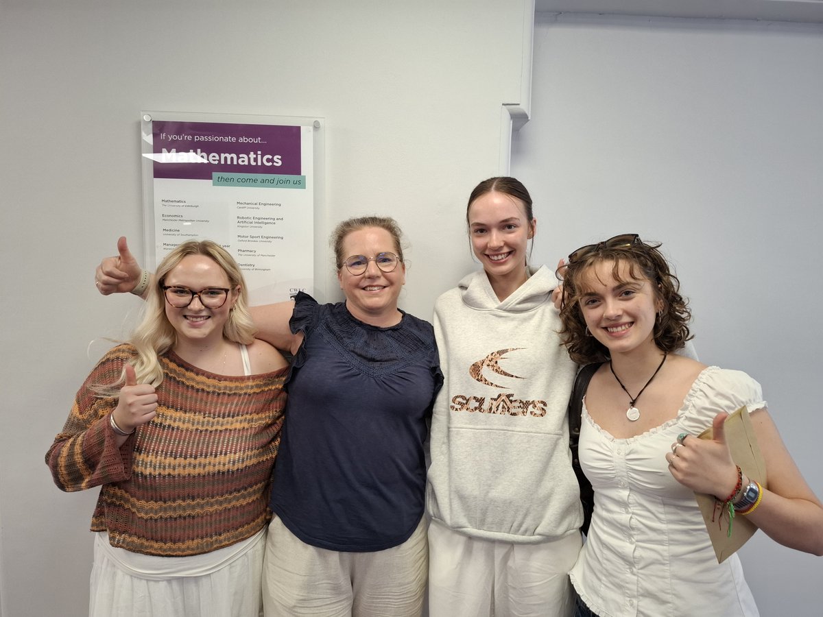 CWLCandSF's tweet photo. Outstanding success 👏👏

We are absolutely delighted with this year’s A Level results &amp; very proud of our students, work ethic &amp; determination 😍

Wishing them all the very best for the future.  

#alevels2025 #studentsuccess #FutureReady #universitystudents #apprenticeships https://t.co/y6gEvwQMOp