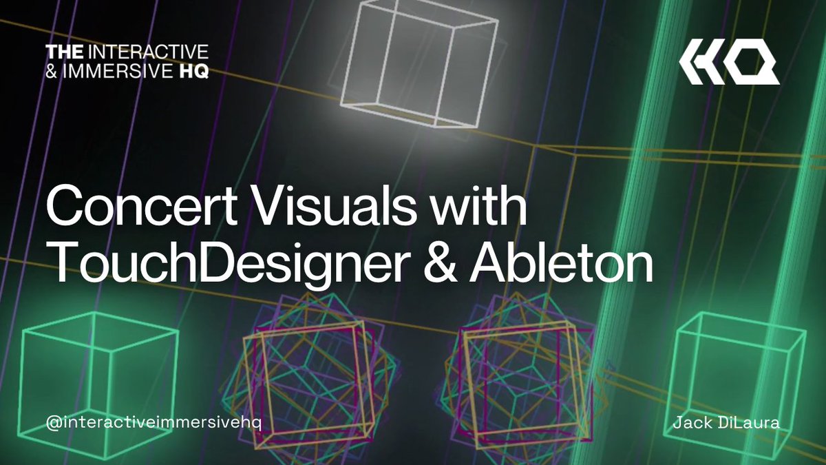 The Interactive & Immersive HQ (@immersivehq) on Twitter photo In this tutorial, Jack DiLaura walks you through creating concert-style visuals in TouchDesigner that are driven by data fed from an Ableton Live set: iihq.tv/45s830J
#interactiveimmersivehq
#touchdesigner
#ableton <a href="/1null1/">TouchDesigner</a> In this tutorial, Jack DiLaura walks you through creating concert-style visuals in TouchDesigner that are driven by data fed from an Ableton Live set: iihq.tv/45s830J
#interactiveimmersivehq
#touchdesigner
#ableton <a href="/1null1/">TouchDesigner</a>