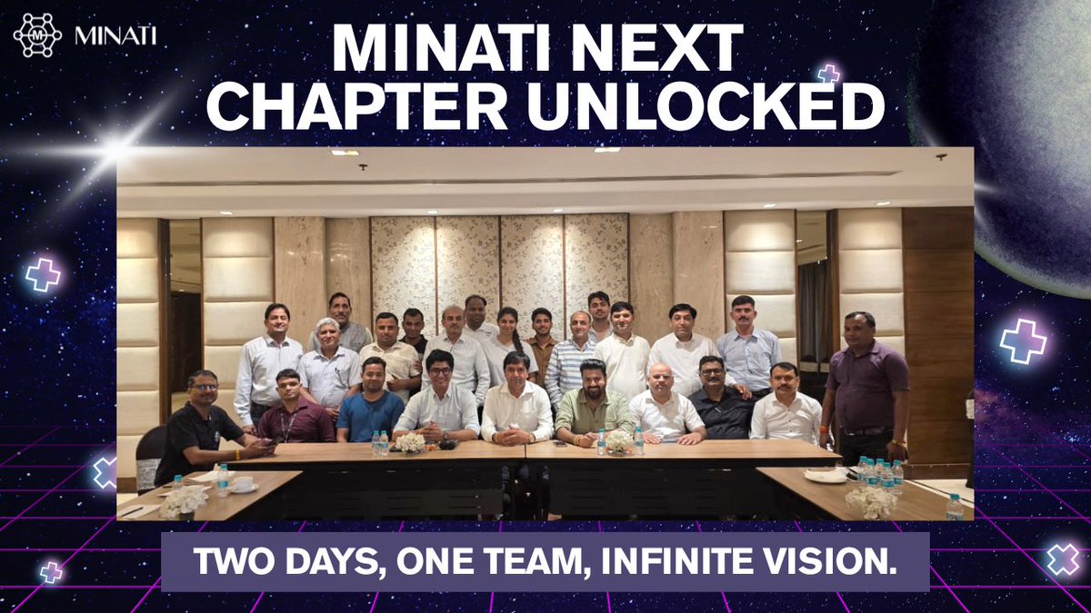 🚀 2 Days. 1 Team. Unlimited Vision. 🚀

The Minati core team just wrapped up an epic 48-hour strategy power session at one of the most prestigious 5-star destinations 🏨✨.

Surrounded by world-class luxury and fueled by unstoppable passion, we mapped out game-changing plans to