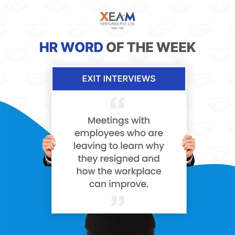 xeam_ventures's tweet photo. 💼 HR Word of the Week: Exit Interviews

Every goodbye is a chance to listen and improve.
Exit interviews reveal why employees leave &amp; how to make the workplace better. 

Website: https://t.co/vveP0KfDYU

#HRWordOfTheWeek #ExitInterviews #EmployeeFeedback #XeamVentures https://t.co/lVavDUUe2i
