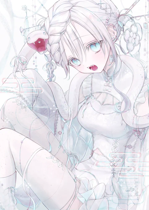 #私の個性はきっと誰かにささる 白いOCちゃん刺さる方いませんか…?ིྀ
