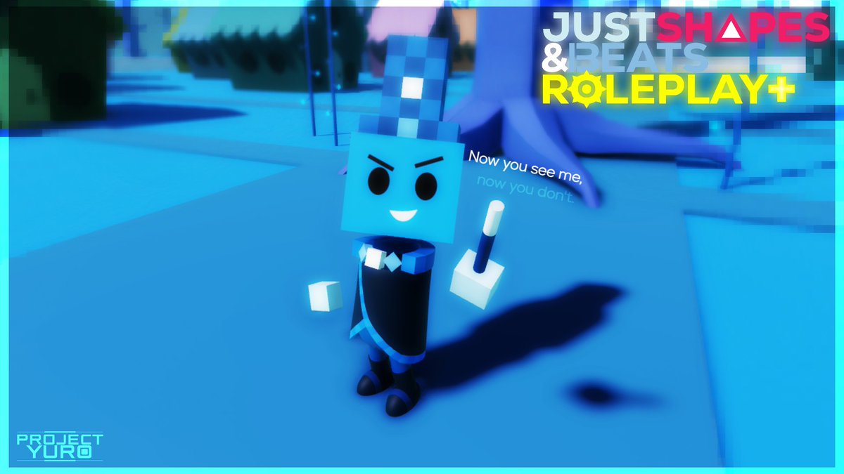 ProjectYuro's tweet photo. Now you see me, now you don't - Teaser

Wicked has competition - Squadril will be making a debut in Just Shapes &amp; Beats Roleplay+ very soon!

Play Just Shapes &amp; Beats Roleplay+ on ROBLOX here: https://t.co/oYoZk7I4yb

#ROBLOX #JustShapesAndBeats #PinkCorruption #JSAB #RBLX #TPC https://t.co/gFDacpLyQT