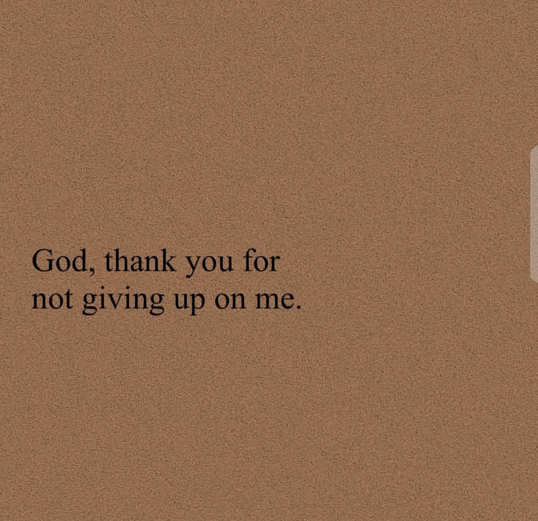 Thankyou God.