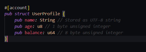 yash_patel2003's tweet image. #Anchor
@solana @rustlang
Learning about anchor programs(contracts) #Thread2
2. Anchor's Context System
=&amp;gt; Anchor simplifies account handling with Contexts
#Step1  :: Define Account structure
- Define What data your account will store using #[account]