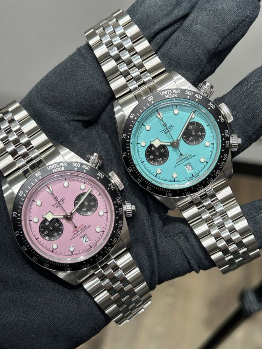TheSlowTick's tweet photo. Pair of colorful Tudors.
#watches #menswear #watchguy #watchenthusiast #swisswatch https://t.co/zx1Yfjj3Ll
