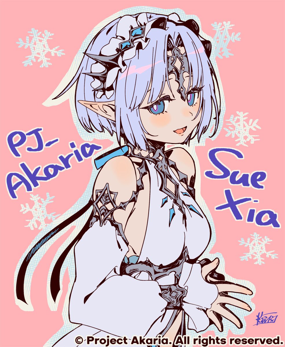 Studio_Akaria(仮) (@st_akaria) on Twitter photo 【進捗報告】
キャラクターのデザインラフ公開します!
スゥ・シア(Sue Xia)
街から遠く離れた、北のエルフの里出身の心優しい女の子です!街に出てから美味しい料理出会い、食べることが大好きになったご様子…?  
デザイナー:塩街さん(<a href="/shio_666/">塩街</a>)
#PJ_Akaria 【進捗報告】
キャラクターのデザインラフ公開します!
スゥ・シア(Sue Xia)
街から遠く離れた、北のエルフの里出身の心優しい女の子です!街に出てから美味しい料理出会い、食べることが大好きになったご様子…?  
デザイナー:塩街さん(<a href="/shio_666/">塩街</a>)
#PJ_Akaria