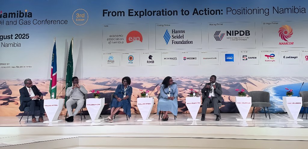 At #NamibiaOilGas2025, from Dialogue to Action: Advancing South–South Energy Cooperation, Dr. Abubakar Abbas, @GECF Senior Energy Forecast Analyst, called for stronger South–South cooperation to meet the rising energy demand, with natural gas as a pillar for sustainable and