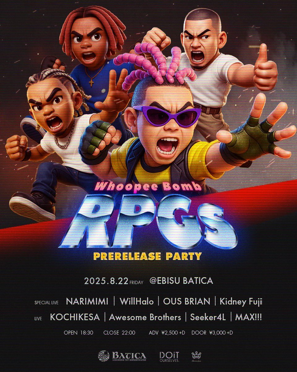 Awesome Brothers (@awesome_bro_aw) on Twitter photo 🆎LIVE info🆎
8.17『focus』at ORD. DAIKANYAMA
8.22『RPG』at EBISU BATICA 🆎LIVE info🆎
8.17『focus』at ORD. DAIKANYAMA
8.22『RPG』at EBISU BATICA