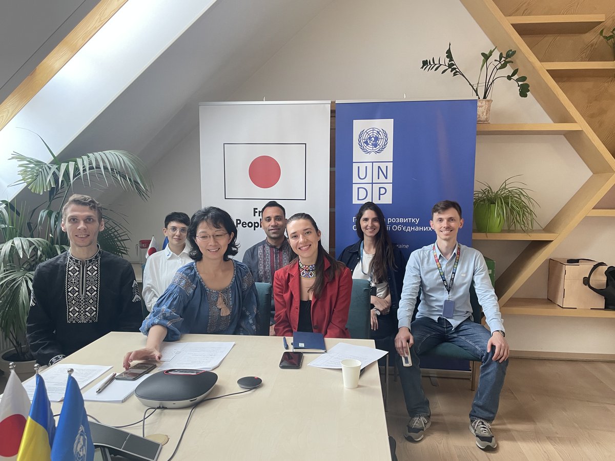 Strengthening Odesa-Yokohama ties! 🇺🇦🇯🇵<a href="/UNDPUkraine/">UNDP Ukraine 🇺🇦</a> joined <a href="/yokohama_koho/">横浜市広報</a>, <a href="/UNDPTokyo/">国連開発計画（UNDP）駐日代表事務所</a> and Odesa City Council reps to highlight a crowdfunding campaign to rebuild the playground of a war-damaged kindergarten in Odesa 🔗 readyfor.jp/projects/undp-…