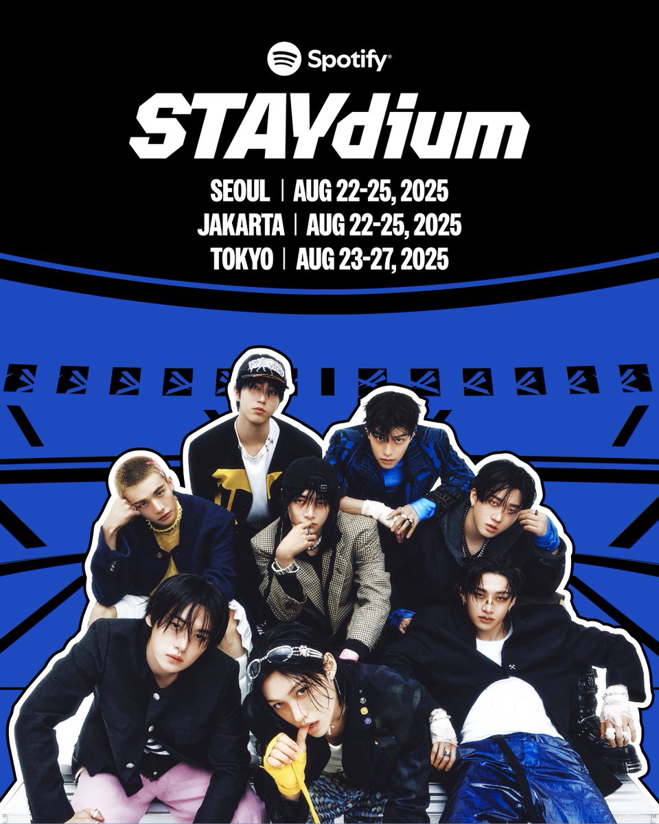 Stray Kids (@stray_kids) on Twitter photo Stray Kids์ STAY์ ๋จ๊ฑฐ์ด ์ฌ์ ์ ์์ง, STADIUM.
Spotify์ ํจ๊ป ๊ทธ ์๊ฐ์ ๊ฐ๋์ ๋ค์ ๋๊ปด๋ณด์ธ์๐ฅ
Spotify STAYdium์ผ๋ก STAY๋ฅผ ์ด๋ํฉ๋๋คโจ
Seoul, Jakarta, Tokyo 3๊ฐ ๋์์์ ํผ์ณ์ง๋ ํน๋ณํ ์ฒดํํ ๊ณต๊ฐ!
STAY, Are you ready?๐ฅ
The symbol of the passionate journey of Stray Kids Stray Kids์ STAY์ ๋จ๊ฑฐ์ด ์ฌ์ ์ ์์ง, STADIUM.
Spotify์ ํจ๊ป ๊ทธ ์๊ฐ์ ๊ฐ๋์ ๋ค์ ๋๊ปด๋ณด์ธ์๐ฅ
Spotify STAYdium์ผ๋ก STAY๋ฅผ ์ด๋ํฉ๋๋คโจ
Seoul, Jakarta, Tokyo 3๊ฐ ๋์์์ ํผ์ณ์ง๋ ํน๋ณํ ์ฒดํํ ๊ณต๊ฐ!
STAY, Are you ready?๐ฅ
The symbol of the passionate journey of Stray Kids