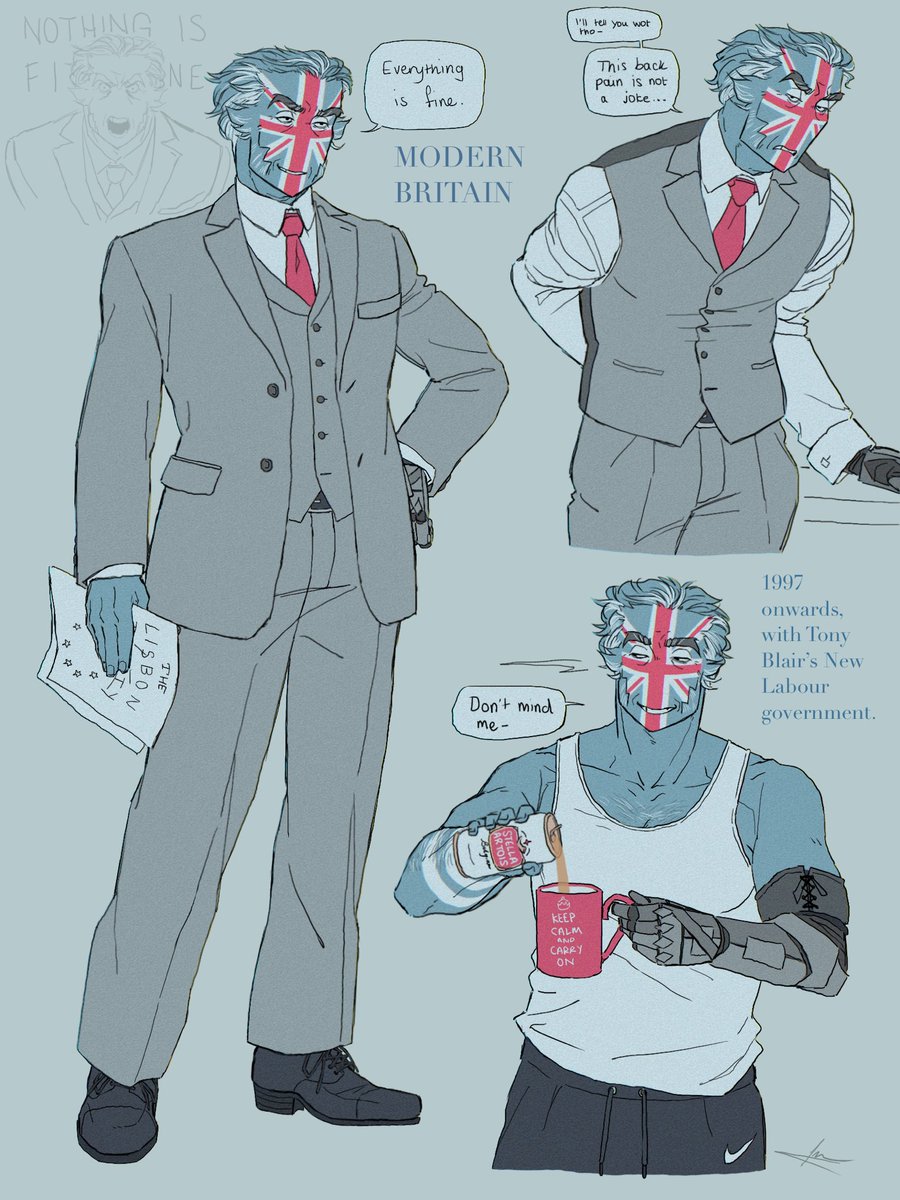 🍺

#CountryHumans #countryhumansbritain