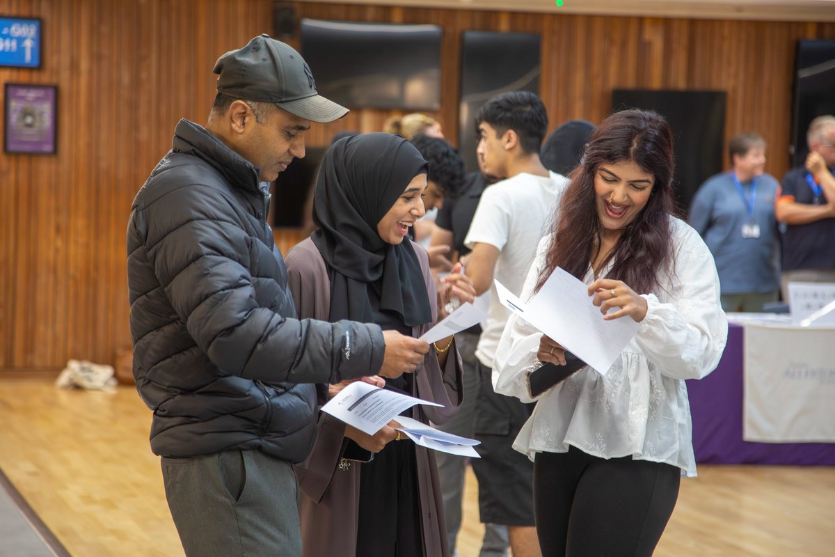 DixonsAcademies's tweet photo. We captured some truly unforgettable moments of joy and pride at @dixonsaa during their results celebrations! 🎉

Smiles all around, proud parents and families, happy students, and a whole lot of well-deserved success. 📸✨
#AlevelResultsday2025 #DixonsDestinations https://t.co/nrXeXEJeVX