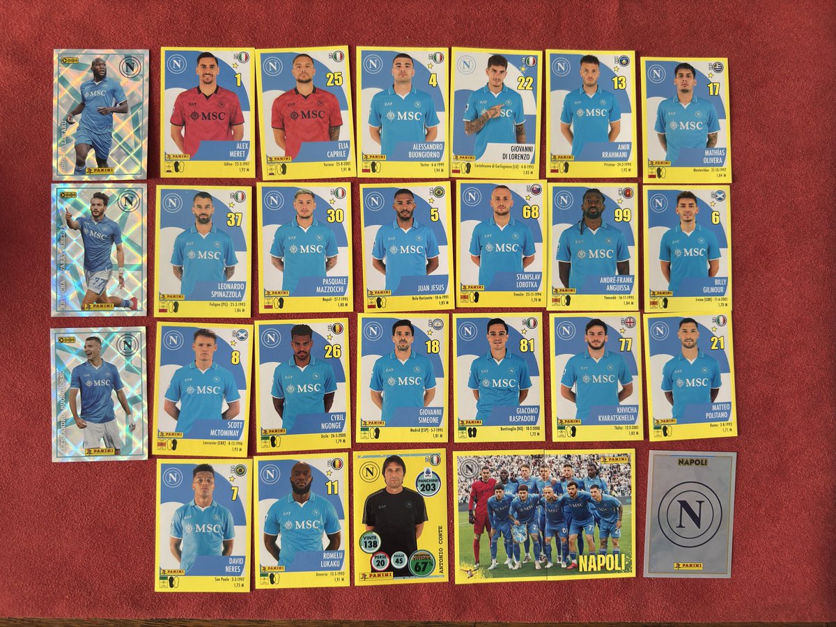 È arrivato il momento di mettere pure questi in cornice. #abbiamounsognonelcuore #ForzaNapoliSempre