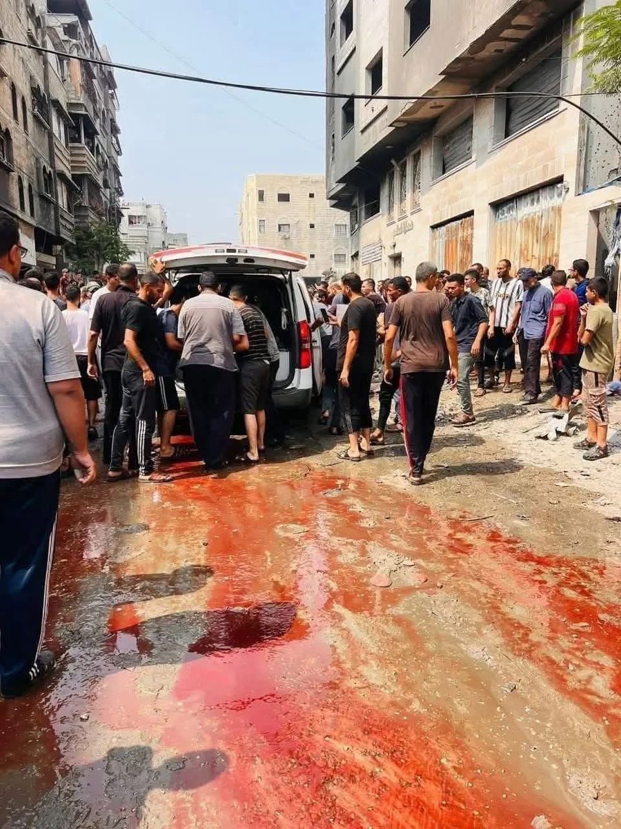 عندكم نهر النيل والفرات واحنا عنا نهر من الدم .