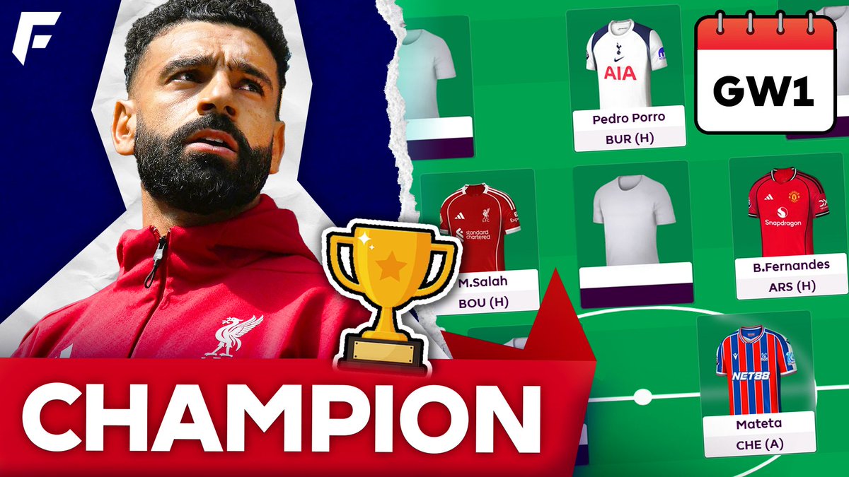 📽 𝗡𝗲𝘄 𝗩𝗶𝗱𝗲𝗼! 
💥 FPL TEAMS from THREE Champions! 🏆 
👉 youtu.be/bWmBMFSO2hg
