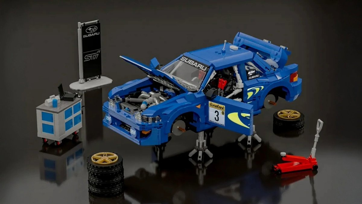 prodrive's tweet image. We’ve seen Prodrive’s engineering excellence captured in @LEGO_Group before, There's an official set including the Aston Martin Vantage GT3 and fan-created versions of the Prodrive Hunter. 

But now, LEGO creator Tomáš Letenay, aka TOMOELL, has recreated Colin McRae’s Subaru…