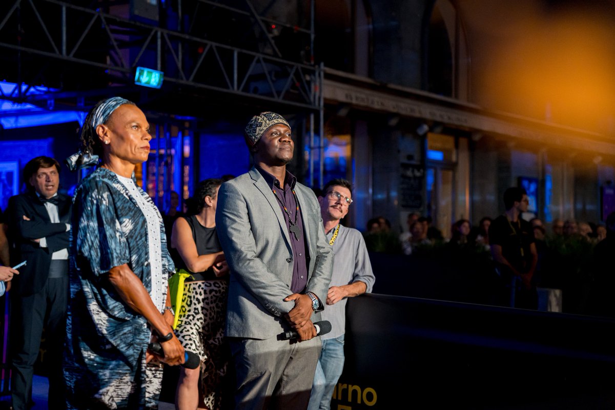 FieryCJ's tweet image. I was invited by Locarno Film Festival &amp;amp; Open Doors Locarno to present (1 out of the 3) spots I created for the new edition of Open Doors focusing on 42 African Countries. It was an immense honour to be at the world-famous Piazza Grande stage with DG, Swiss Agency for Development…